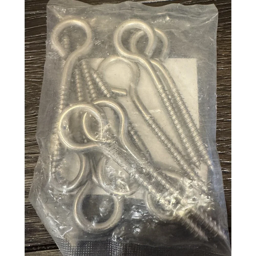 New Bolt Dropper Stainless Steel Eye Hooks Screw 1/4